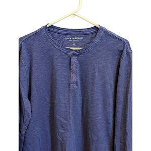 Lucky brand navy blue long sleeved top
